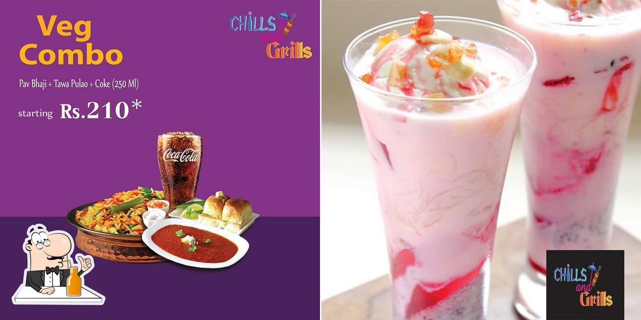 Chills With Grills offers a number of drinks