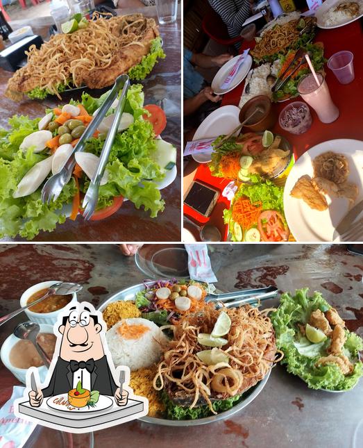 Platos en Restaurante Rancho Carioca Ilha Comprida SP