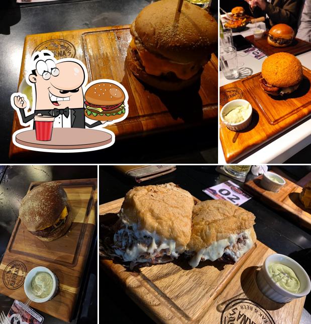 Kaverna's Steak and Beer serve uma gama de opções para os amantes dos hambúrgueres