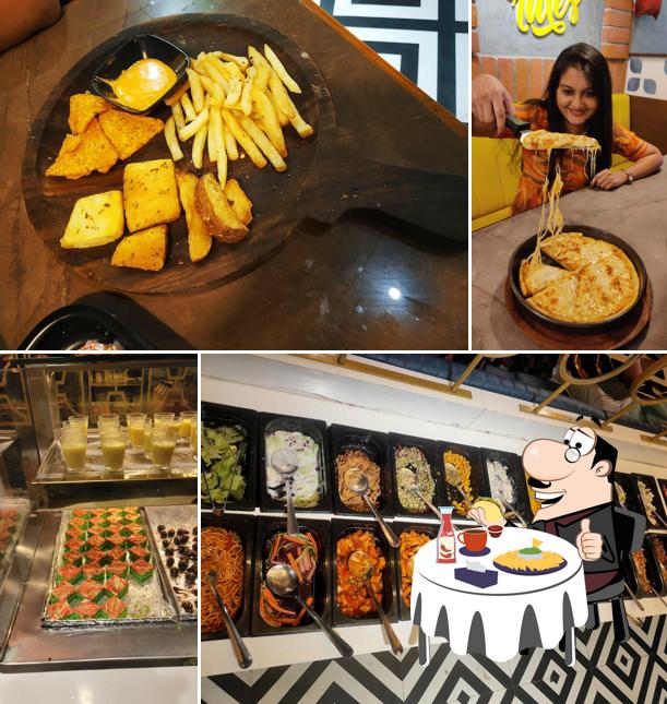 Cheese plate at Papa Louies Pizza Rajkot