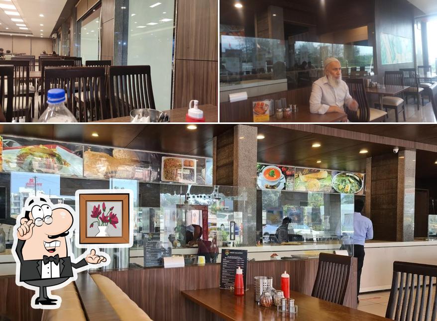 The interior of Lake View Restaurant