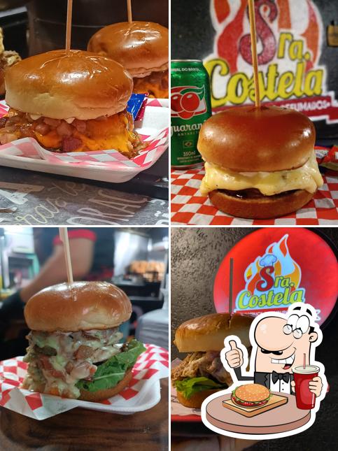 Peça um hambúrguer no Sra. Costela - Lanchonete e Choperia