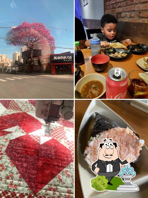 O exterior do Konkai Sushi Rudge Ramos