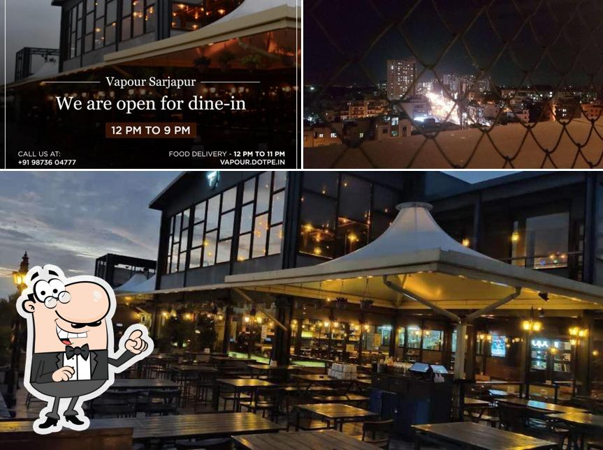 Take a look at the exterior of Vapour Brewpub and Diner