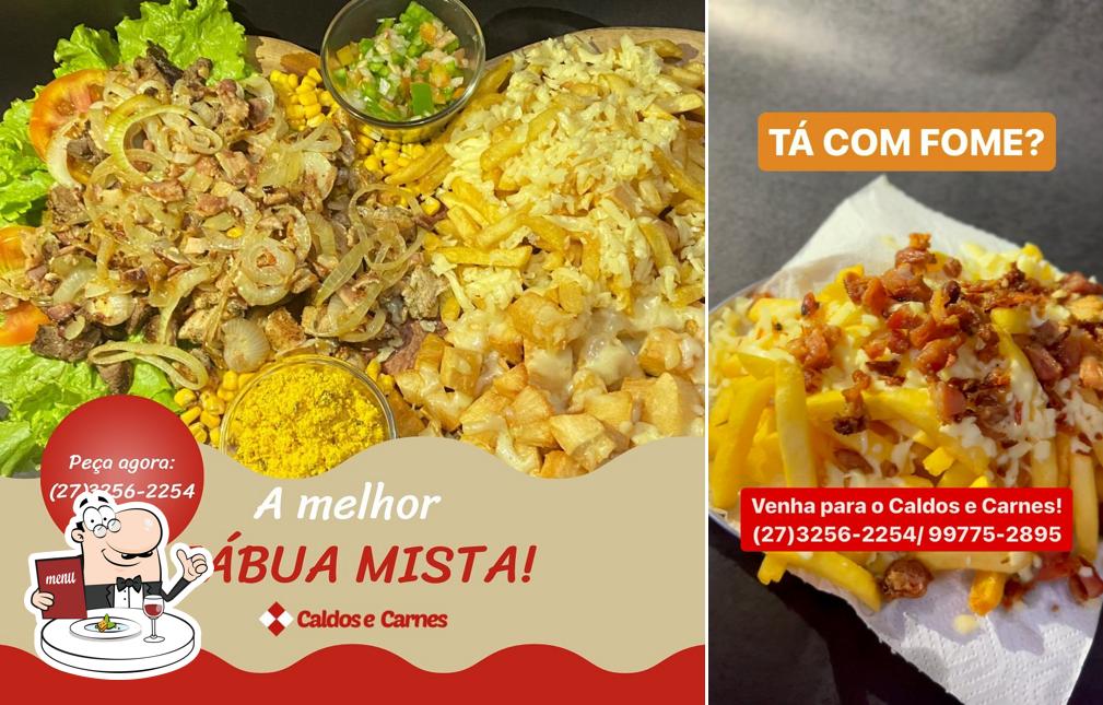 Comida em Caldos e Carnes