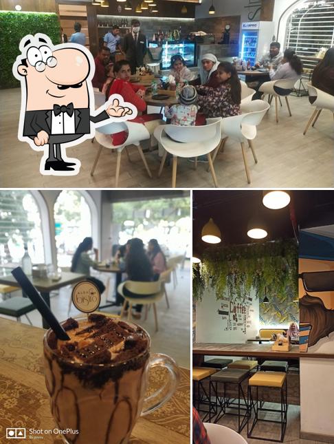 The interior of Alba Bistro