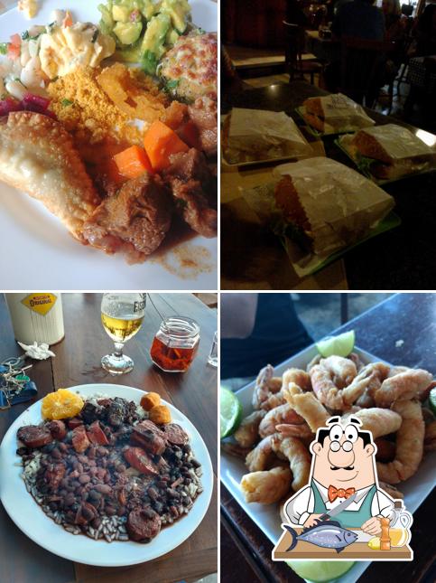 Salmão grelhado em Sufocos Bar e Restaurante