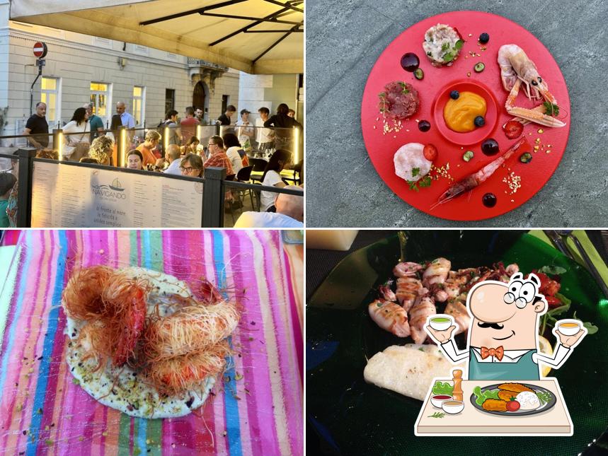 Platti al Ristorante Navigando Trieste