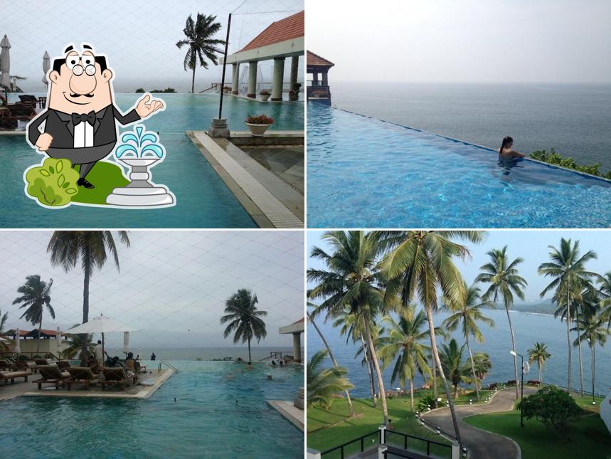 You can get some fresh air at the outside area of The Café at The Club