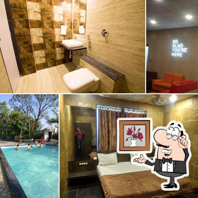 Take a seat at one of the tables at Sorina Hillside Resort - Best Resort near Khadakwasla l Sinhgad