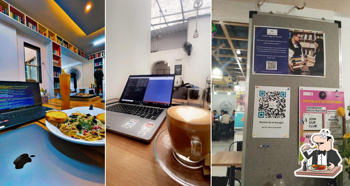 Food at Bookavibe - Book Cafe and Co-working space