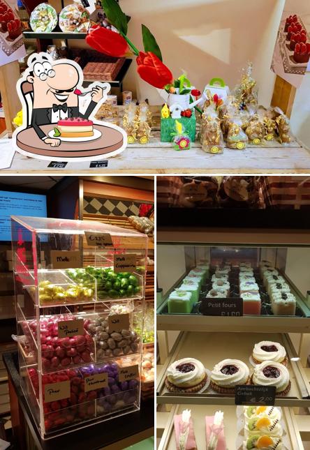 Ambachtelijke bakkerij van Leeuwen sert une sélection de plats sucrés