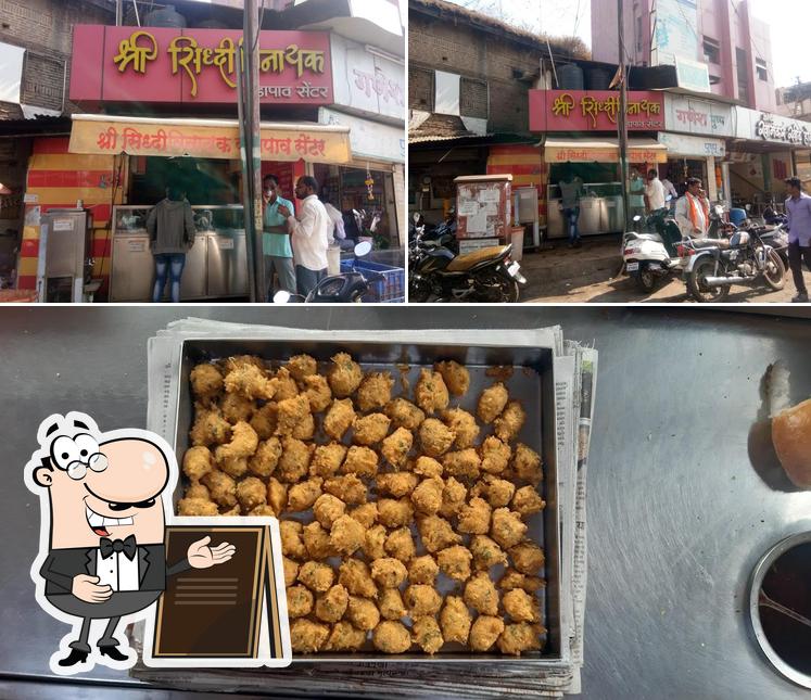 Check out the image displaying exterior and food at Shree Siddhivinayak Vadapav Center