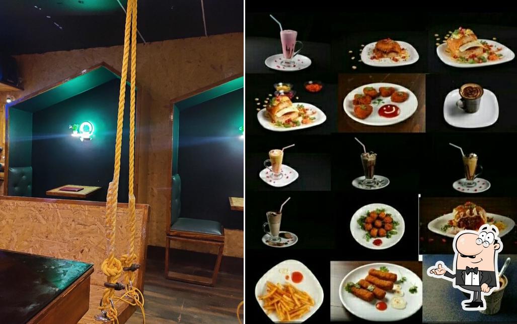 The interior of Kolhapuri Dabeli Cafe