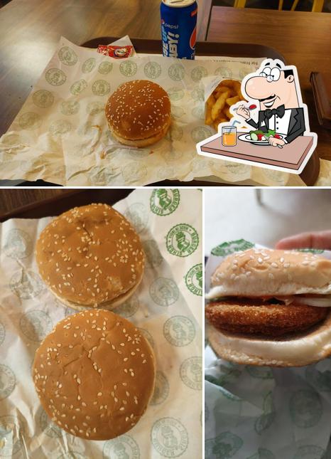 Food at Burger Singh