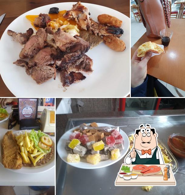 Peixe e fritas em Hotel e Restaurante Mar De Minas Rede Bianchini