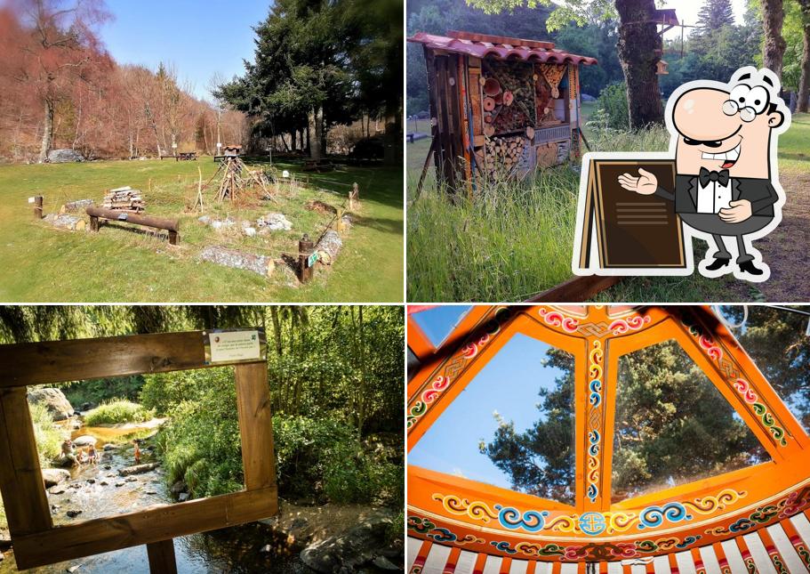 Vous pouvez prendre un bol d'air frais à l'extérieur Camping du Pont de Braye - Camping Lozère 48 Lac de Naussac
