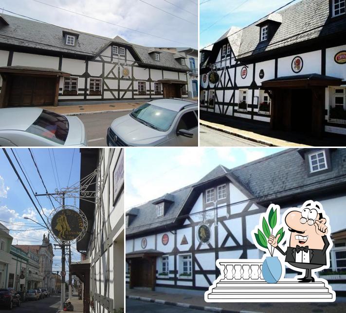 o exterior é uma característica importante do Bar do Alemão de Itu