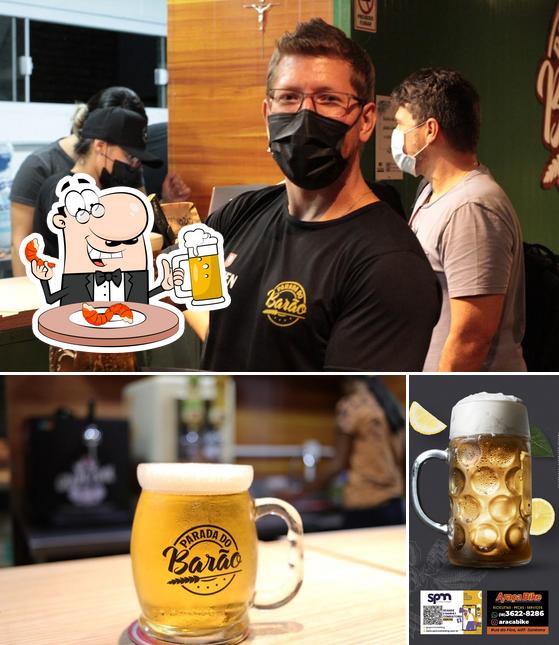 Você pode tomar um copo de cerveja leve ou escura