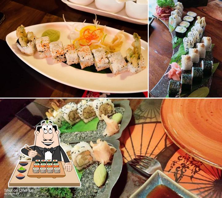 Pick various sushi options