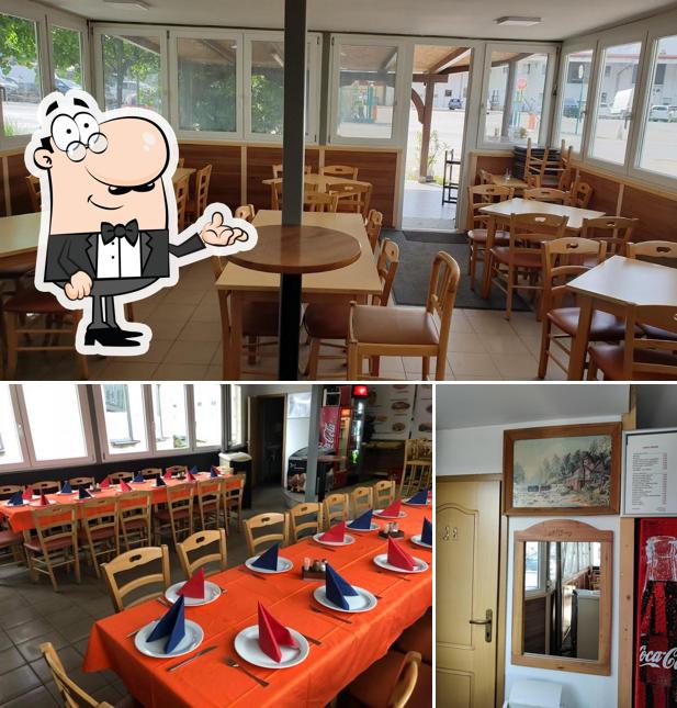 Gli interni di Okrepčevalnica Al Semy