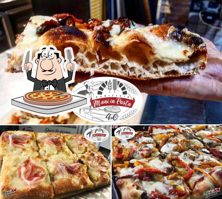 Ordina una pizza a Mani in Pasta 4.0 Panificio Pizzeria al Taglio - Calvizzano, Napoli