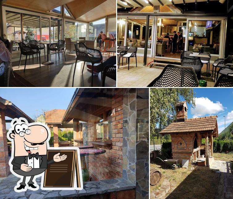 Tra le varie cose da Caffe bar "Dem" si possono trovare la esterno e interni