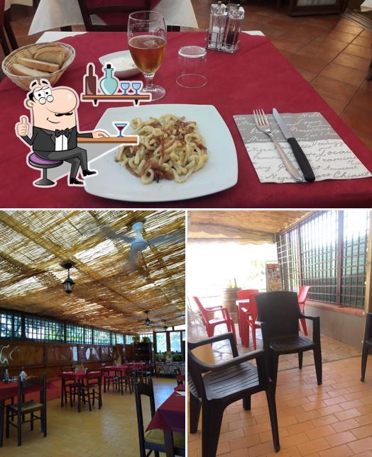 Gli interni di Bar Osteria Pit Stop Nottola