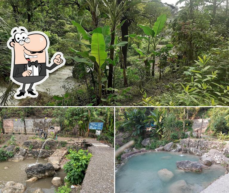 You can get some fresh air outside Rishi's Jungle Cafe