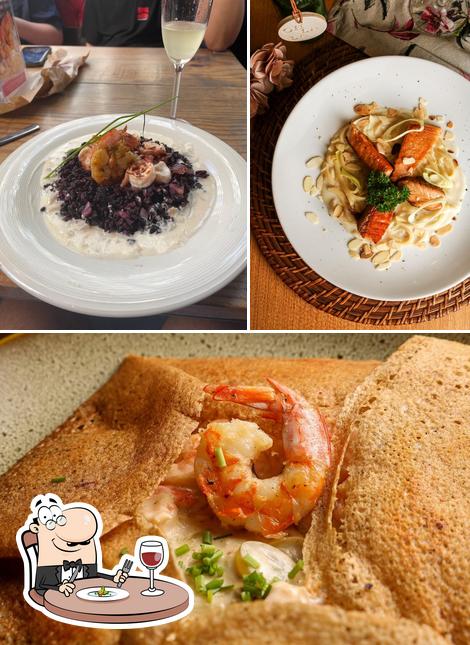 Platos en Amélie Crêperie Et Bistrot Rio Design Barra