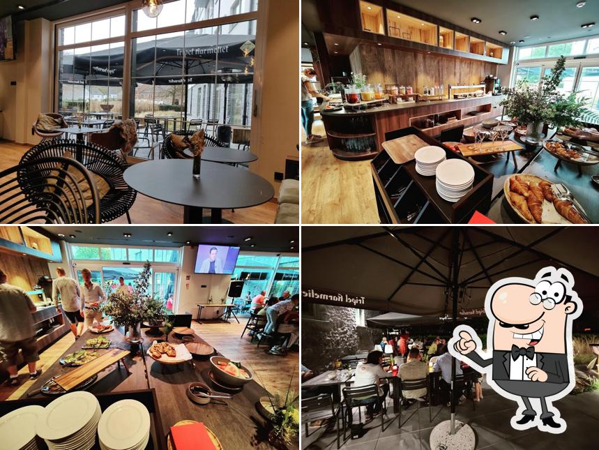 Installez-vous à l'une des tables de Merlesse