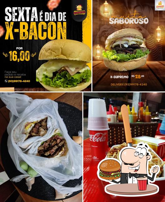 Hambúrguer em Supremo Rei dos Molhos