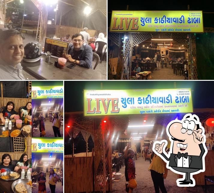 The interior of Live Chula Kathiyawadi Dhaba