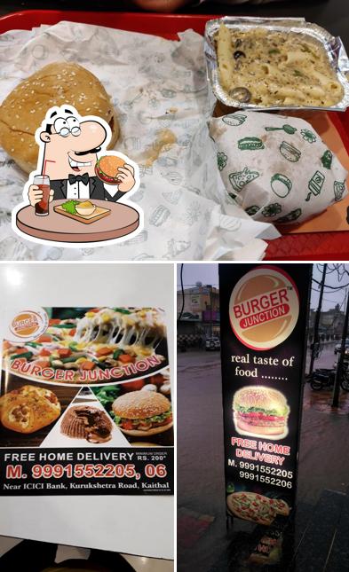 Try out a burger at Burger Junction & Restaurant