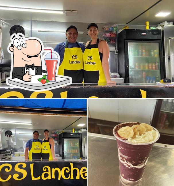 Desfrute de uma bebida no CS Lanches Gravatá