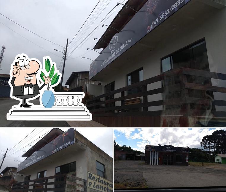 O exterior do Restaurante da Júlia