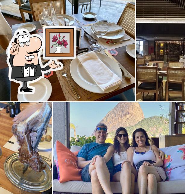 O interior do Assador Rios