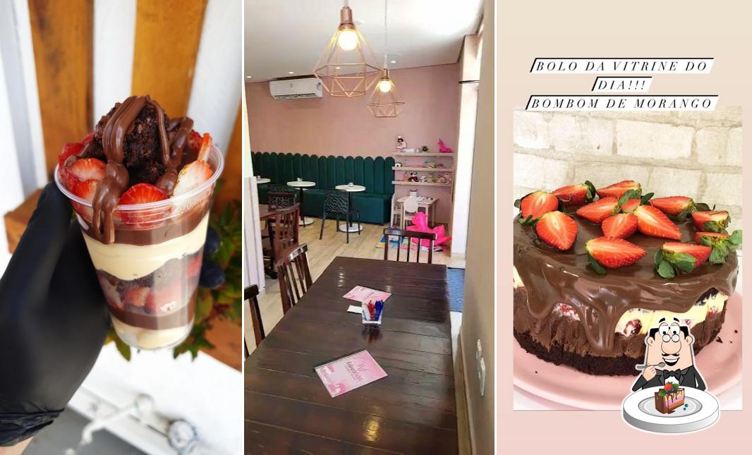 Bolo de chocolate em Rebeca Vidal Confeitaria e Cafeteira