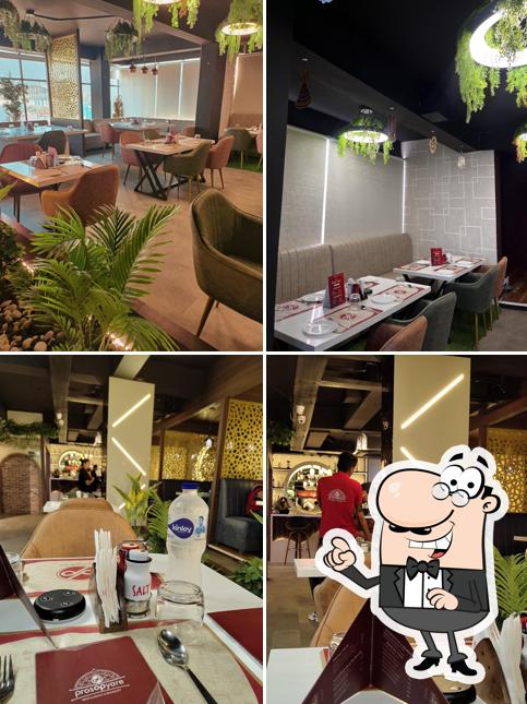 The interior of Proso Pyare