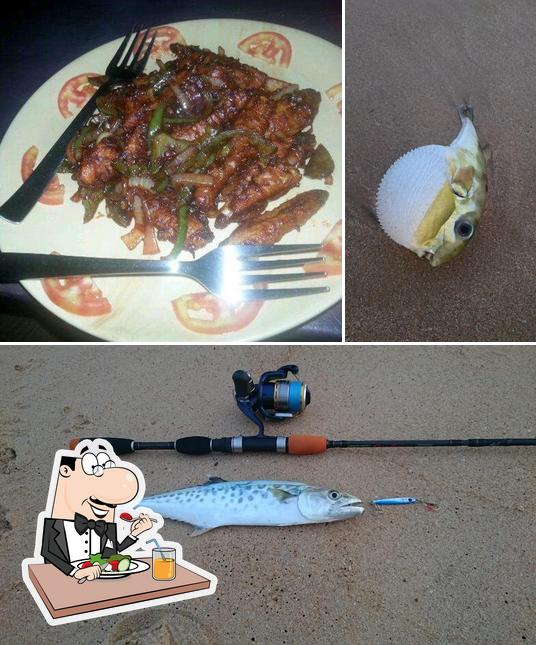 Food at Savio's Shack