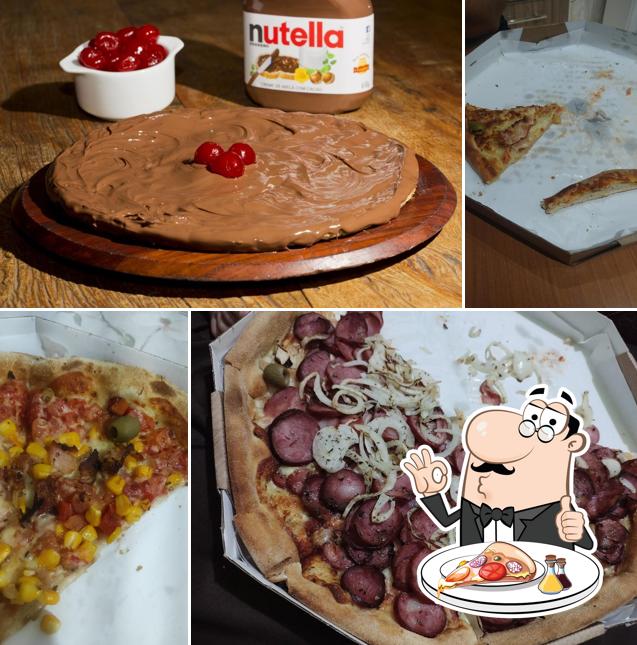 Escolha diferentes estilos de pizza