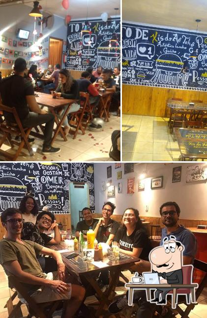 O interior do Xis do Aê Tchê