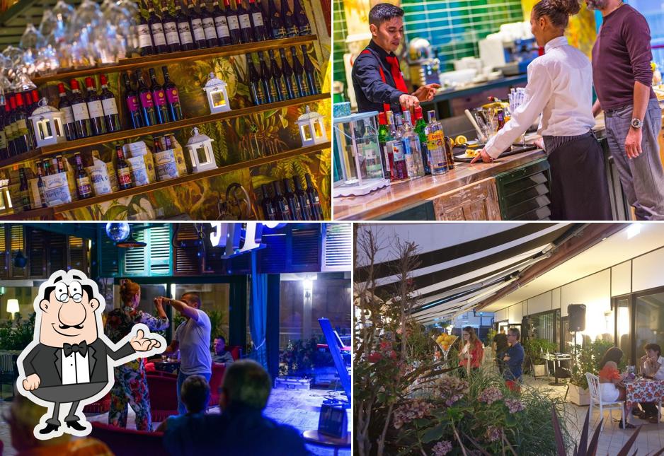 Gli interni di Cage Club by Admiral Art Hotel