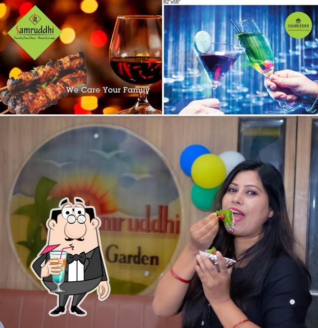 Samrudhi Bar is distinguished by drink and food