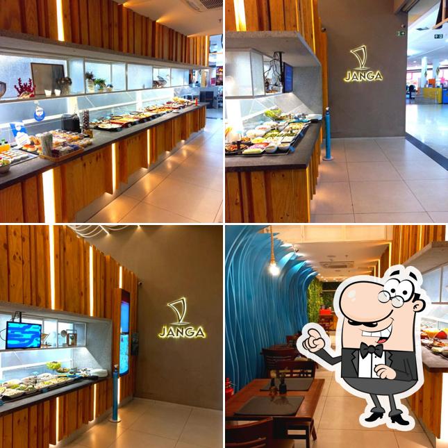 O interior do Restaurante Janga Maceió Shopping