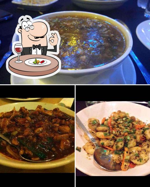 Food at Ling's Pavilion