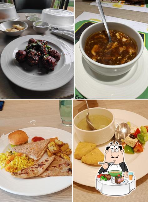 Hot and sour soup at Citrus cafe