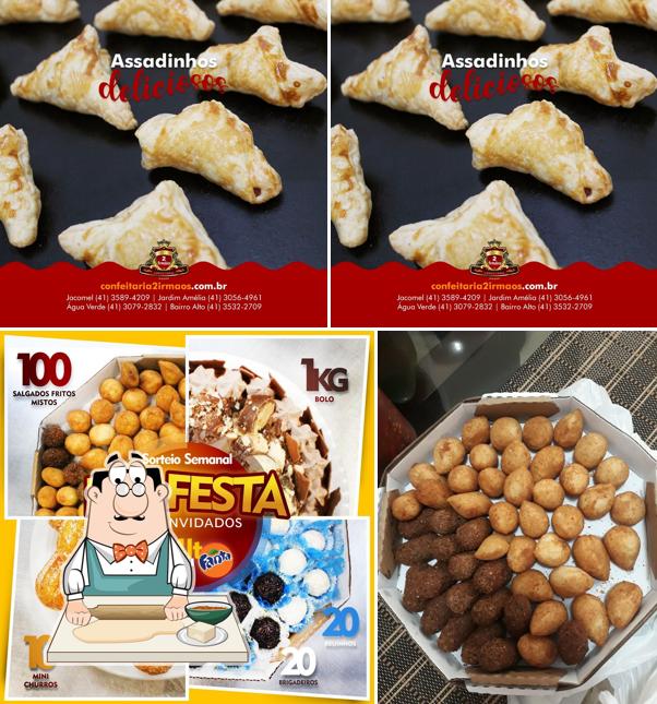 Samosas em Confeitaria 2 Irmãos - Bairro Alto