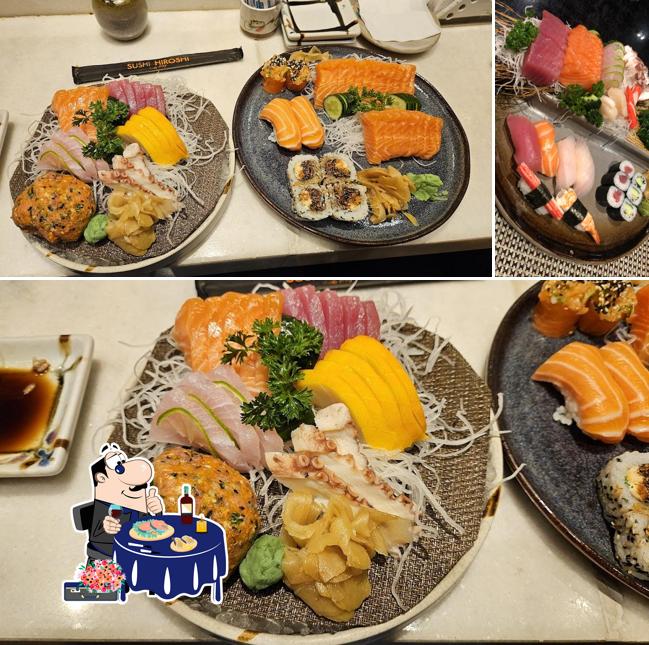 Sashimi em Restaurante Sushi Hiroshi