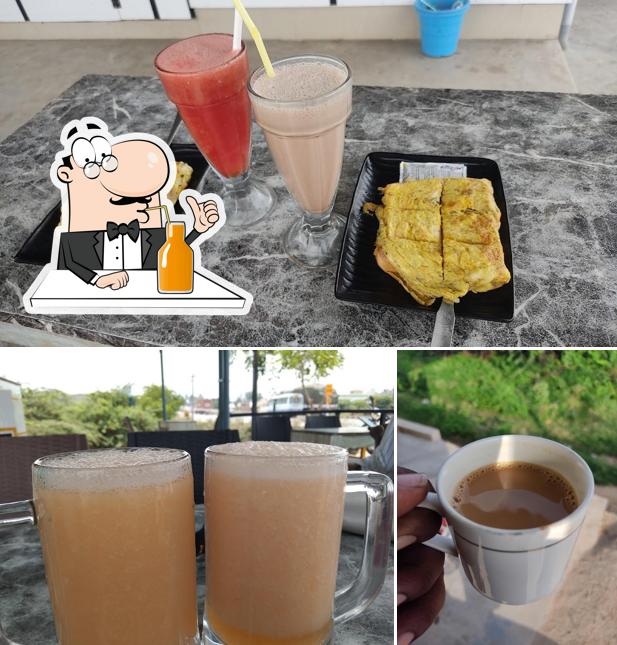 Enjoy a drink at Juice 'n' Rolls , Coffee Break